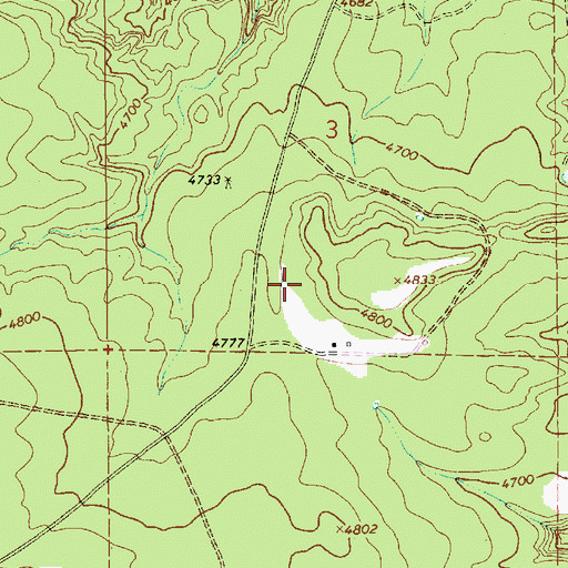 Topographic Map of Gerhardt, NM
