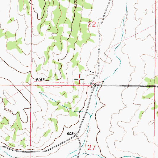 Topographic Map of Petross, NM