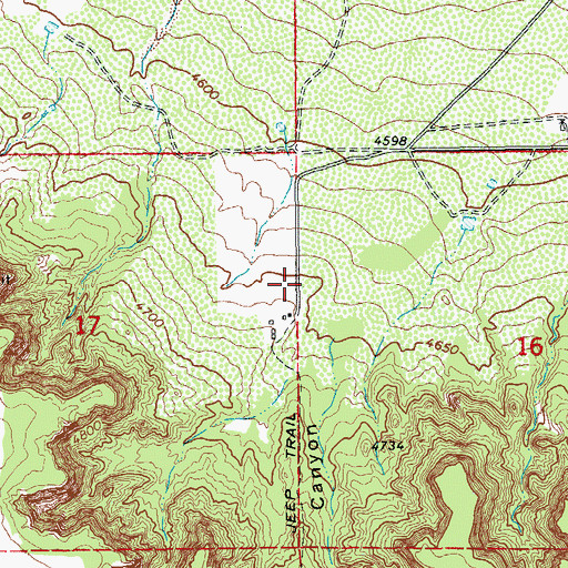 Topographic Map of Lawson, NM