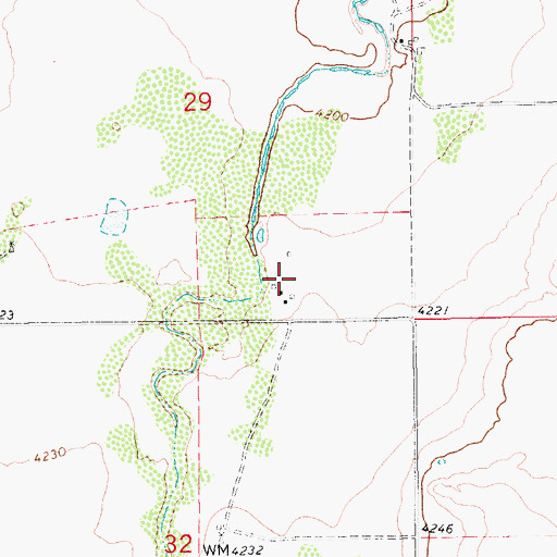 Topographic Map of Osteen, NM