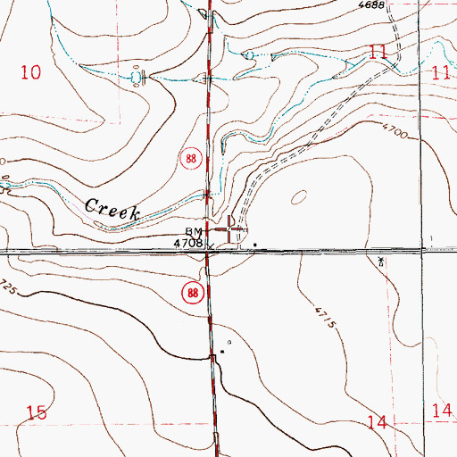 Topographic Map of Stewart, NM