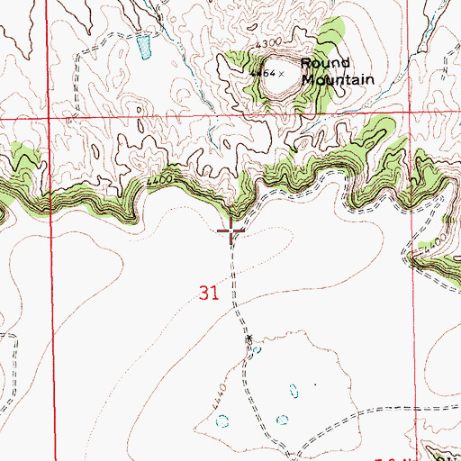 Topographic Map of Purcell, NM