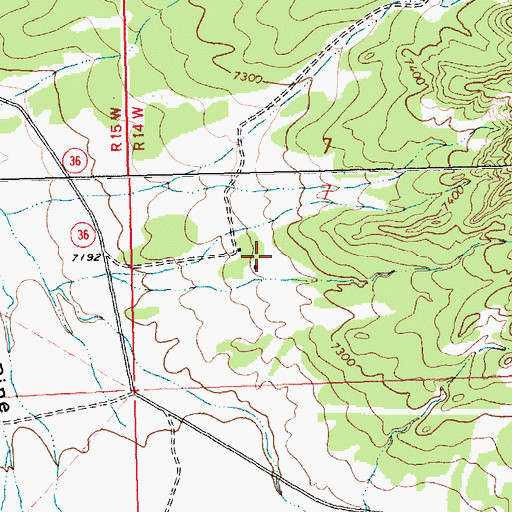 Topographic Map of Hogg, NM