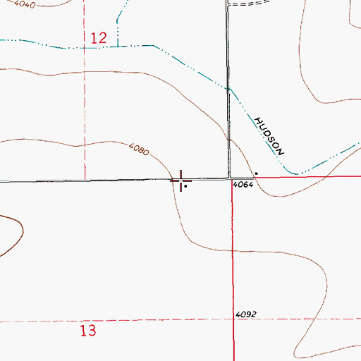 Topographic Map of Favor, NM