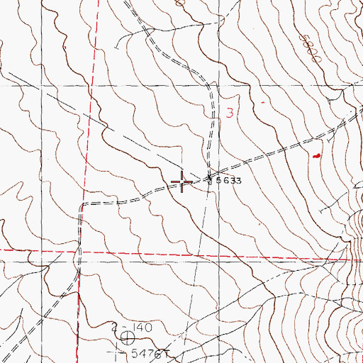 Topographic Map of 01516 Water Well, NM