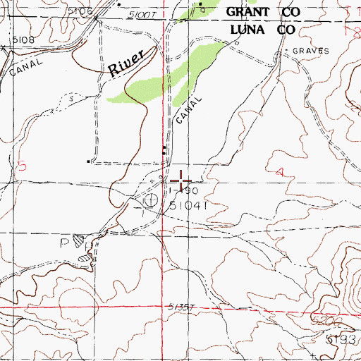 Topographic Map of 01529 Water Well, NM
