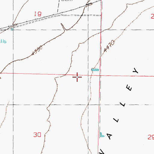 Topographic Map of 10454 Water Well, NM