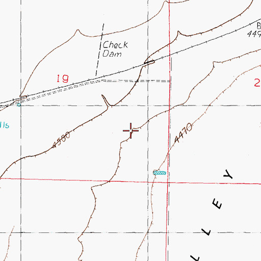 Topographic Map of 10449 Water Well, NM