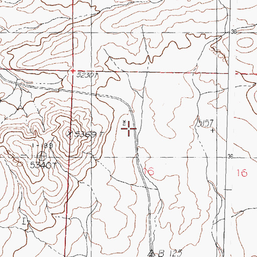 Topographic Map of 01560 Water Well, NM