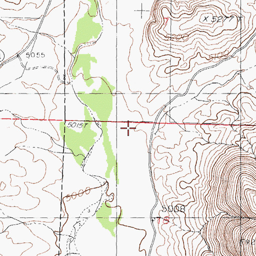 Topographic Map of 01562 Water Well, NM