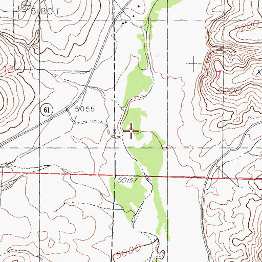 Topographic Map of 01553 Water Well, NM