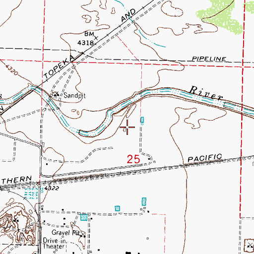 Topographic Map of 00109 Water Well, NM