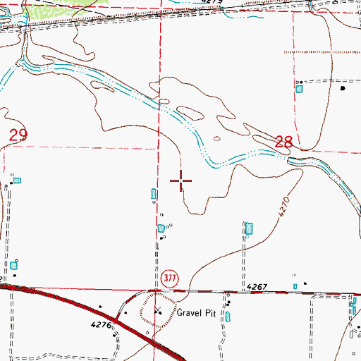 Topographic Map of 00044 Water Well, NM