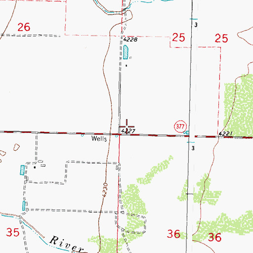 Topographic Map of 00079 Water Well, NM