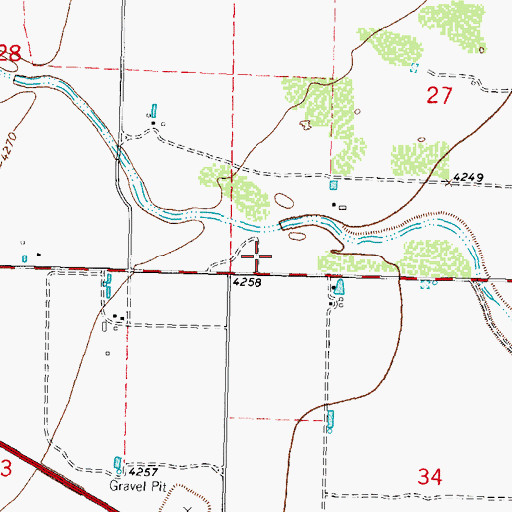Topographic Map of 10074 Water Well, NM