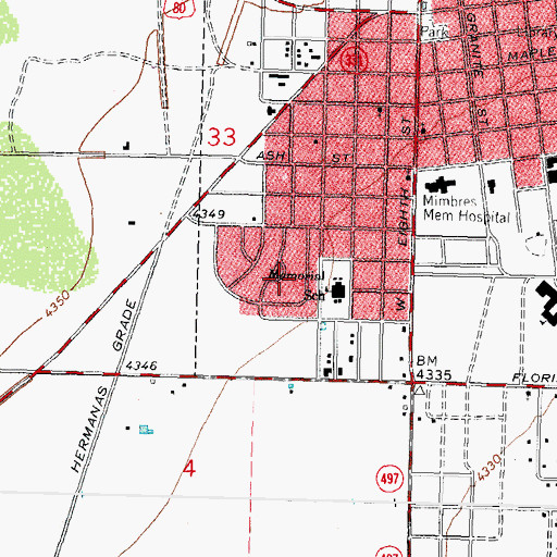 Topographic Map of 00137 Water Well, NM