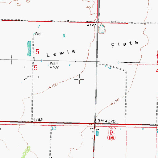 Topographic Map of 00269 Water Well, NM