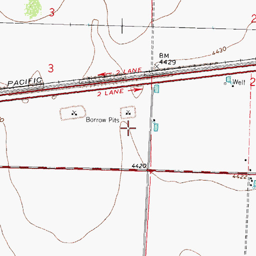 Topographic Map of 10226 Water Well, NM