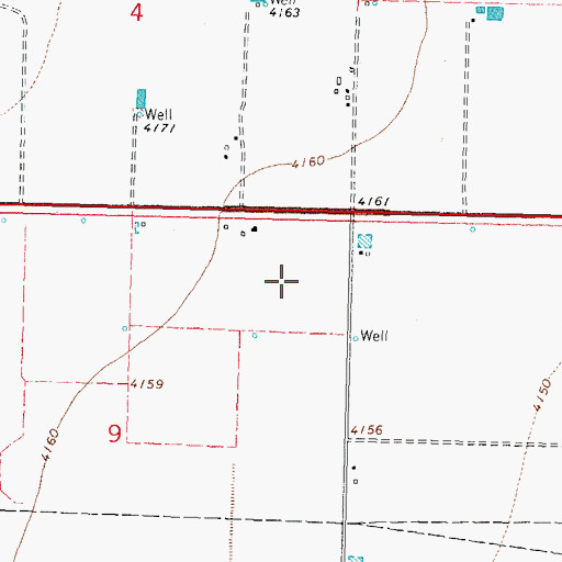 Topographic Map of 00277 Water Well, NM