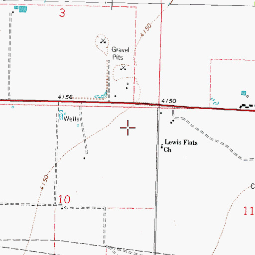 Topographic Map of 00255 Water Well, NM