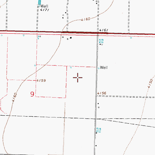 Topographic Map of 06121 Water Well, NM