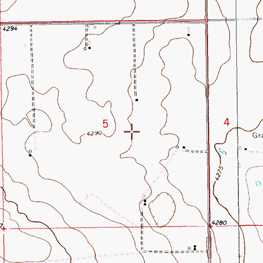 Topographic Map of 13059 Water Well, NM