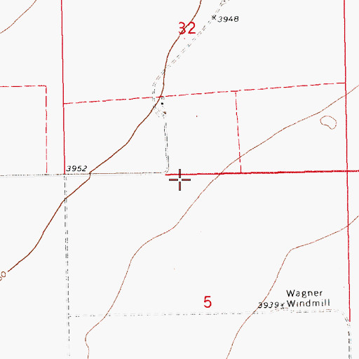 Topographic Map of 10711 Water Well, NM