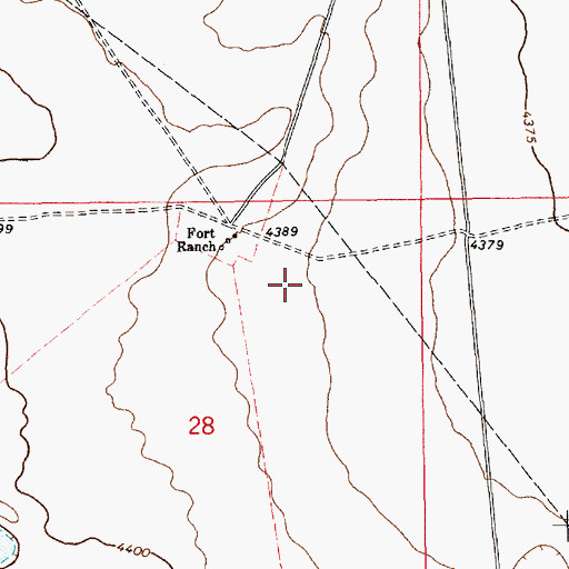 Topographic Map of 12644 Water Well, NM