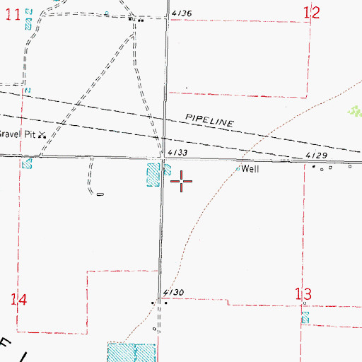 Topographic Map of 06098 Water Well, NM