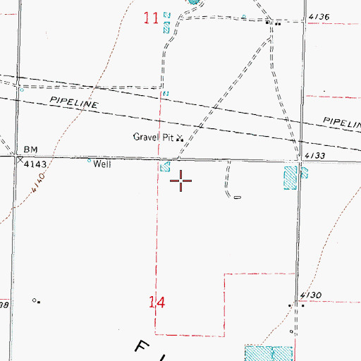 Topographic Map of 00309 Water Well, NM