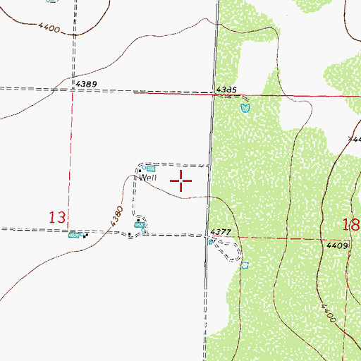 Topographic Map of 06073 Water Well, NM
