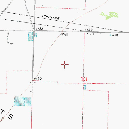 Topographic Map of 00301 Water Well, NM