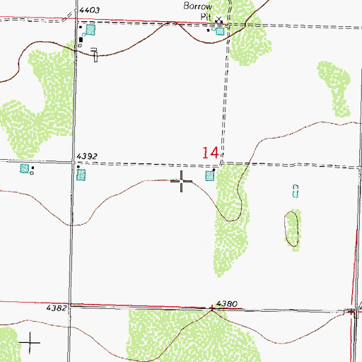 Topographic Map of 00606 Water Well, NM