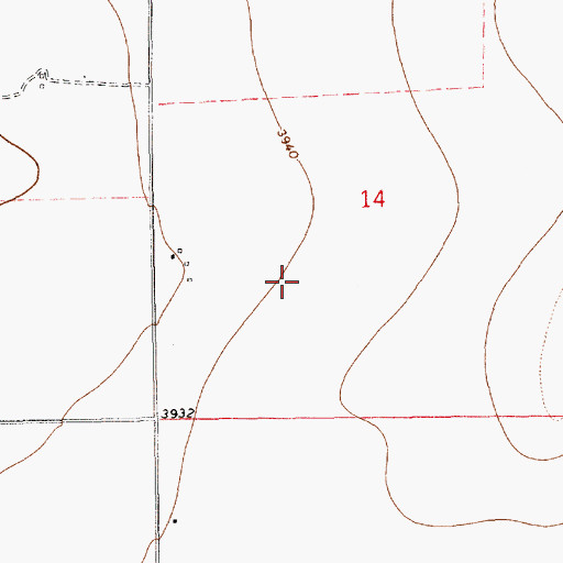 Topographic Map of 05430 Water Well, NM
