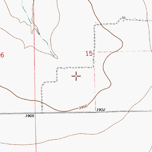 Topographic Map of 05432 Water Well, NM