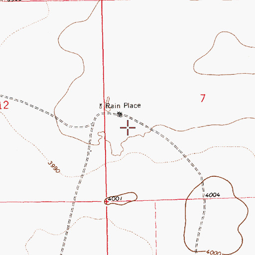 Topographic Map of 05429 Water Well, NM