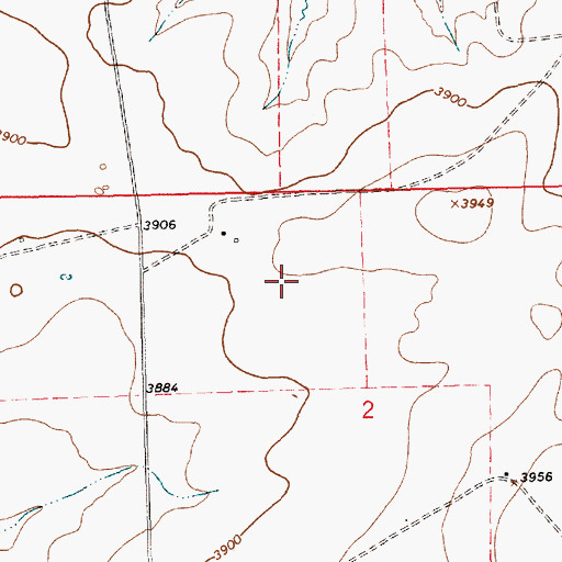 Topographic Map of 05424 Water Well, NM