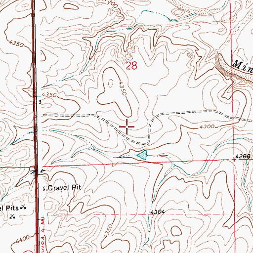 Topographic Map of 05349 Water Well, NM