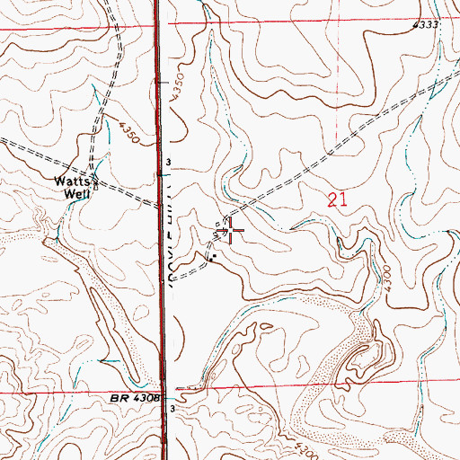 Topographic Map of 05346 Water Well, NM