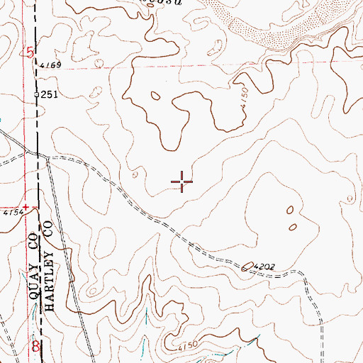 Topographic Map of 05469 Water Well, NM