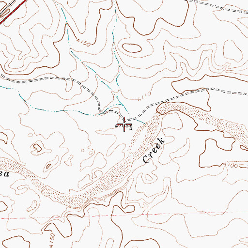 Topographic Map of 05468 Water Well, NM