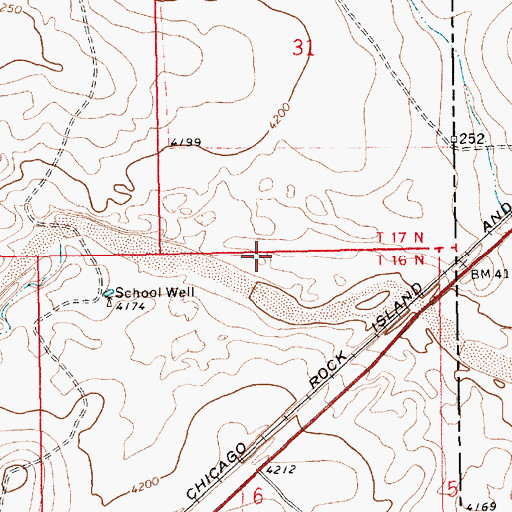 Topographic Map of 05317 Water Well, NM