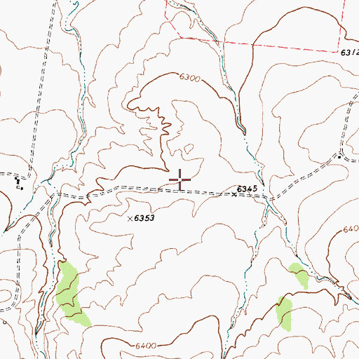 Topographic Map of 10021 Water Well, NM