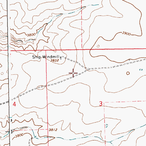 Topographic Map of 05425 Water Well, NM