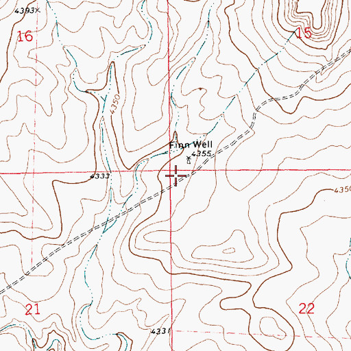 Topographic Map of 05364 Water Well, NM