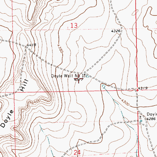 Topographic Map of 05344 Water Well, NM