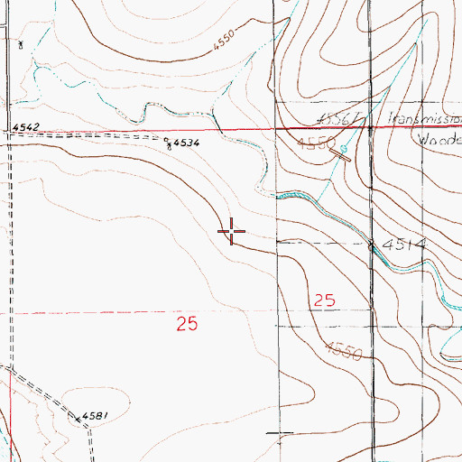 Topographic Map of 10406 Water Well, NM