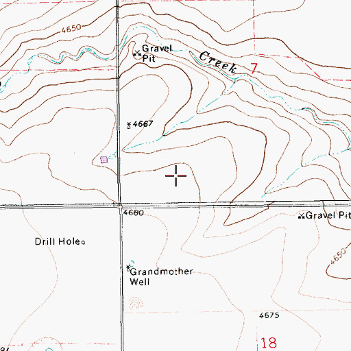 Topographic Map of 10401 Water Well, NM