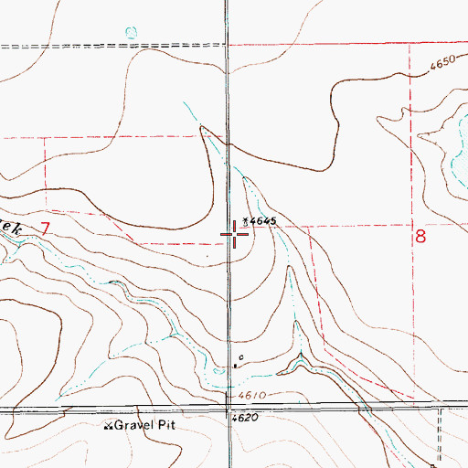 Topographic Map of 10749 Water Well, NM
