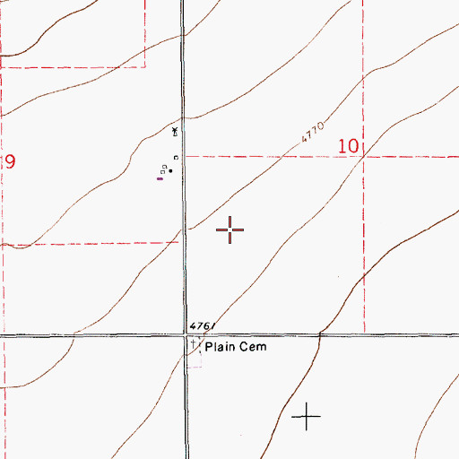 Topographic Map of 10418 Water Well, NM